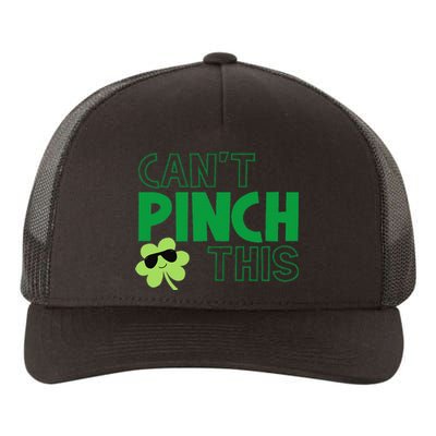 Can't Pinch This Funny Cute Saint St. Patrick's Day Shamrock Yupoong Adult 5-Panel Trucker Hat