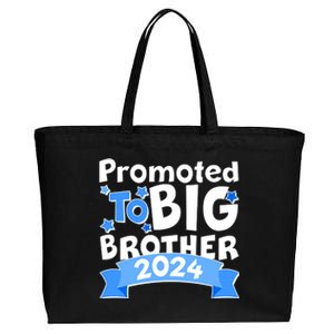 Cute Promoted To Big Brother 2024 Cotton Canvas Jumbo Tote