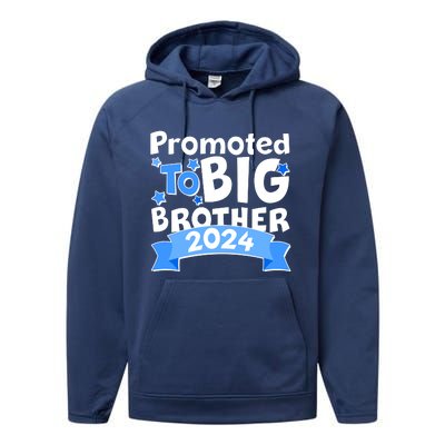 Cute Promoted To Big Brother 2024 Performance Fleece Hoodie