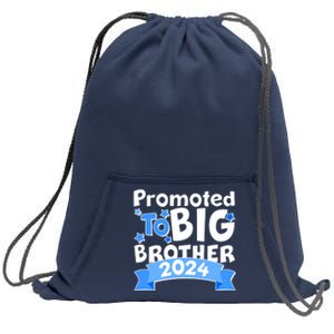 Cute Promoted To Big Brother 2024 Sweatshirt Cinch Pack Bag