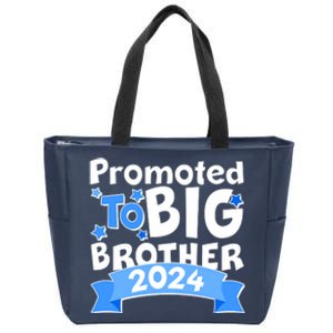 Cute Promoted To Big Brother 2024 Zip Tote Bag