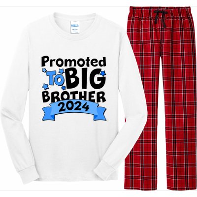 Cute Promoted To Big Brother 2024 Long Sleeve Pajama Set