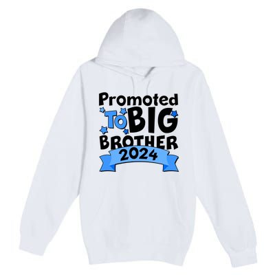 Cute Promoted To Big Brother 2024 Premium Pullover Hoodie