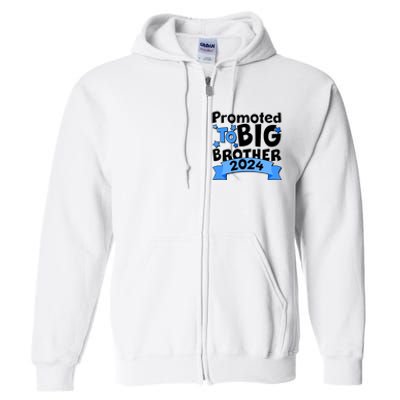 Cute Promoted To Big Brother 2024 Full Zip Hoodie