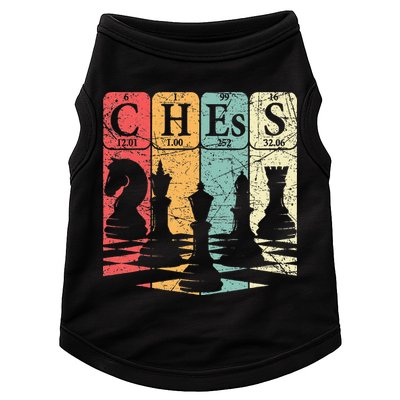 Chess Periodic Table Elements Nerd Chess Player Vintage Doggie Tank