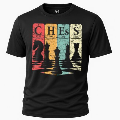 Chess Periodic Table Elements Nerd Chess Player Vintage Performance Shirt