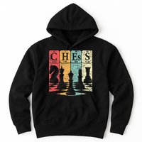 Chess Periodic Table Elements Nerd Chess Player Vintage Hoodie
