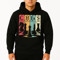 Chess Periodic Table Elements Nerd Chess Player Vintage Hoodie