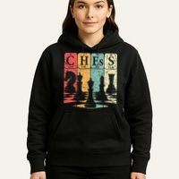 Chess Periodic Table Elements Nerd Chess Player Vintage Hoodie