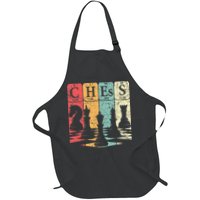 Chess Periodic Table Elements Nerd Chess Player Vintage Apron