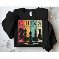 Chess Periodic Table Elements Nerd Chess Player Vintage Sweatshirt