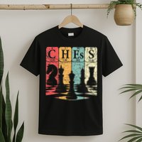 Chess Periodic Table Elements Nerd Chess Player Vintage T-Shirt