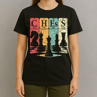 Chess Periodic Table Elements Nerd Chess Player Vintage T-Shirt