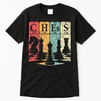 Chess Periodic Table Elements Nerd Chess Player Vintage Tall T-Shirt