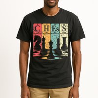 Chess Periodic Table Elements Nerd Chess Player Vintage Tall T-Shirt