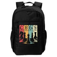 Chess Periodic Table Elements Nerd Chess Player Vintage Backpack