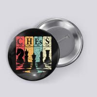 Chess Periodic Table Elements Nerd Chess Player Vintage Button