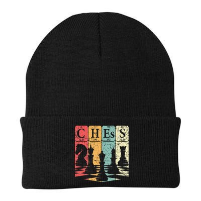 Chess Periodic Table Elements Nerd Chess Player Vintage Beanie