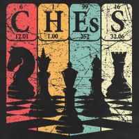 Chess Periodic Table Elements Nerd Chess Player Vintage Beanie