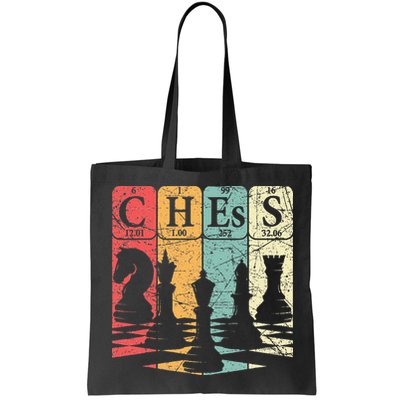 Chess Periodic Table Elements Nerd Chess Player Vintage Bag