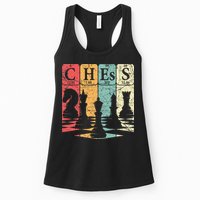 Chess Periodic Table Elements Nerd Chess Player Vintage Womens Tank Top