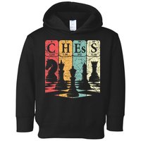 Chess Periodic Table Elements Nerd Chess Player Vintage Toddler Hoodie
