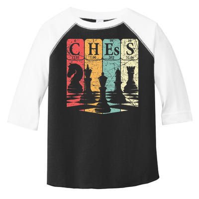 Chess Periodic Table Elements Nerd Chess Player Vintage Toddler Fine Jersey T-Shirt
