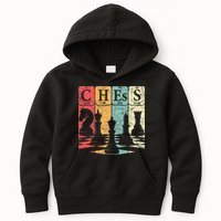 Chess Periodic Table Elements Nerd Chess Player Vintage Kids Hoodie
