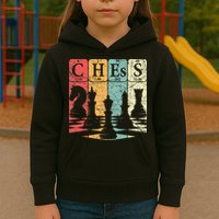 Chess Periodic Table Elements Nerd Chess Player Vintage Kids Hoodie