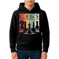 Chess Periodic Table Elements Nerd Chess Player Vintage Kids Hoodie