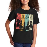 Chess Periodic Table Elements Nerd Chess Player Vintage Kids T-Shirt