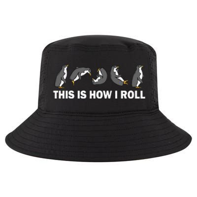 Cute Penguin This Is How I Roll Cool Comfort Performance Bucket Hat