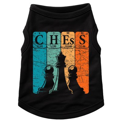 Chess Periodic Table Elements Nerd Chess Player Vintage Doggie Tank