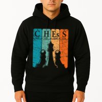 Chess Periodic Table Elements Nerd Chess Player Vintage Hoodie