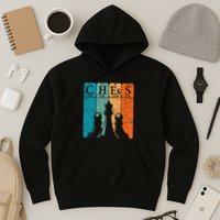 Chess Periodic Table Elements Nerd Chess Player Vintage Hoodie