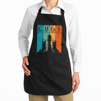 Chess Periodic Table Elements Nerd Chess Player Vintage Apron
