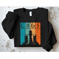 Chess Periodic Table Elements Nerd Chess Player Vintage Sweatshirt