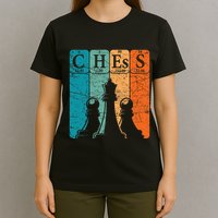 Chess Periodic Table Elements Nerd Chess Player Vintage T-Shirt