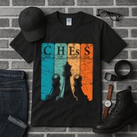 Chess Periodic Table Elements Nerd Chess Player Vintage Tall T-Shirt