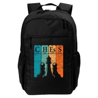 Chess Periodic Table Elements Nerd Chess Player Vintage Backpack