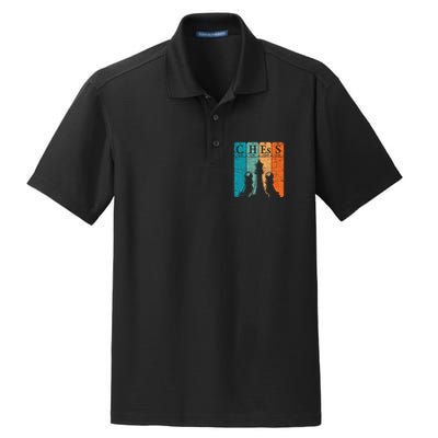Chess Periodic Table Elements Nerd Chess Player Vintage Dry Zone Grid Polo