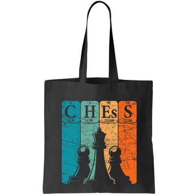 Chess Periodic Table Elements Nerd Chess Player Vintage Bag