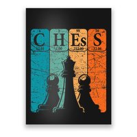 Chess Periodic Table Elements Nerd Chess Player Vintage Poster