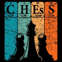 Chess Periodic Table Elements Nerd Chess Player Vintage Baby Bodysuit