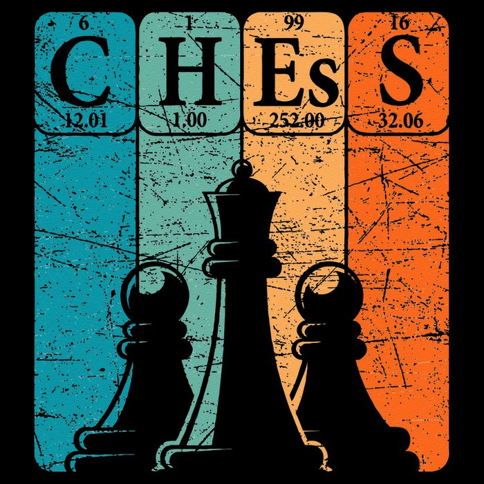 Chess Periodic Table Elements Nerd Chess Player Vintage Baby Bodysuit
