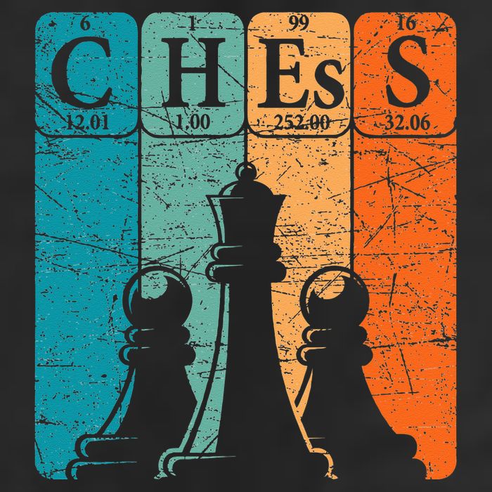 Chess Periodic Table Elements Nerd Chess Player Vintage Trucker Hat