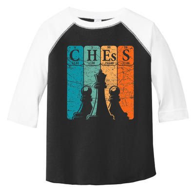 Chess Periodic Table Elements Nerd Chess Player Vintage Toddler Fine Jersey T-Shirt