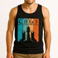 Chess Periodic Table Elements Nerd Chess Player Vintage Tank Top