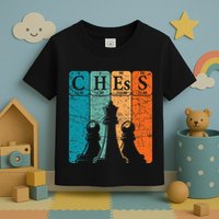 Chess Periodic Table Elements Nerd Chess Player Vintage Toddler T-Shirt