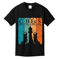 Chess Periodic Table Elements Nerd Chess Player Vintage Kids T-Shirt